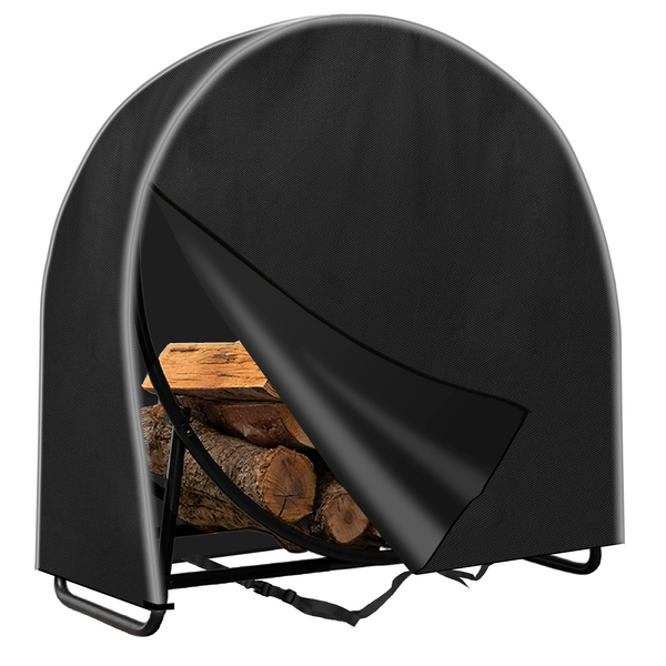 IC ICLOVER 40 Inch Firewood Log Hoop Cover Heavy Duty 600D Oxford