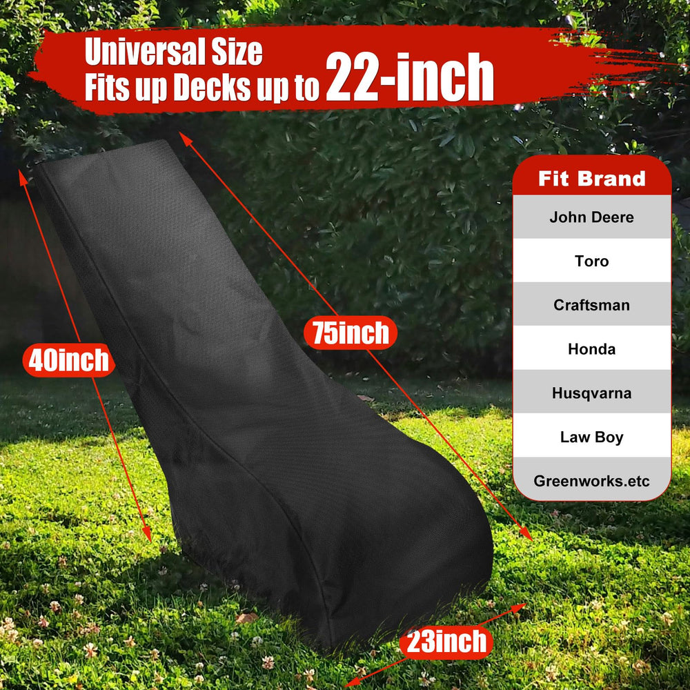 IC ICLOVER Push Lawn Mower Cover Fits Decks up to 22