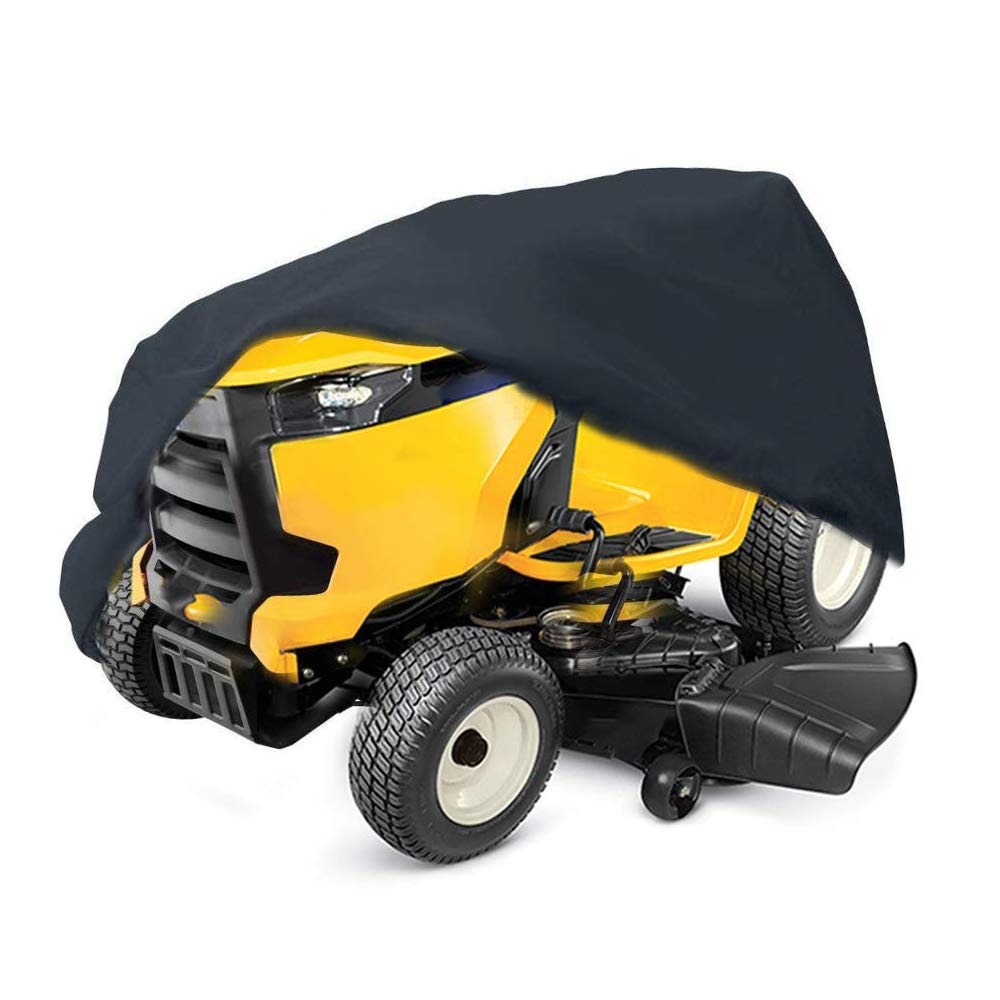 Riding Lawn Mower Cover | Heavy Duty  Outdoor Tractor Cover Waterproof UV Protection Lawn Mower Cover Fit Decks up to 54